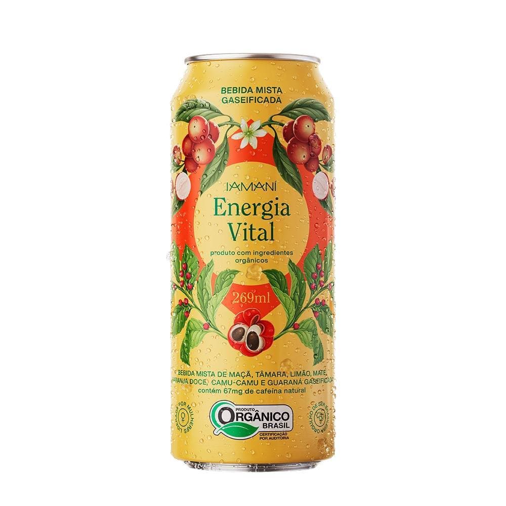 Chá Gelado Gaseificado Energia Vital Orgânico Iamaní 269ml
