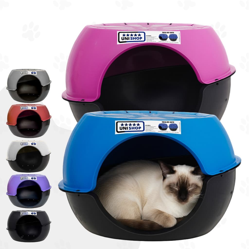 Kit 2 Tocas Cama Para Gatos Casinha Pet