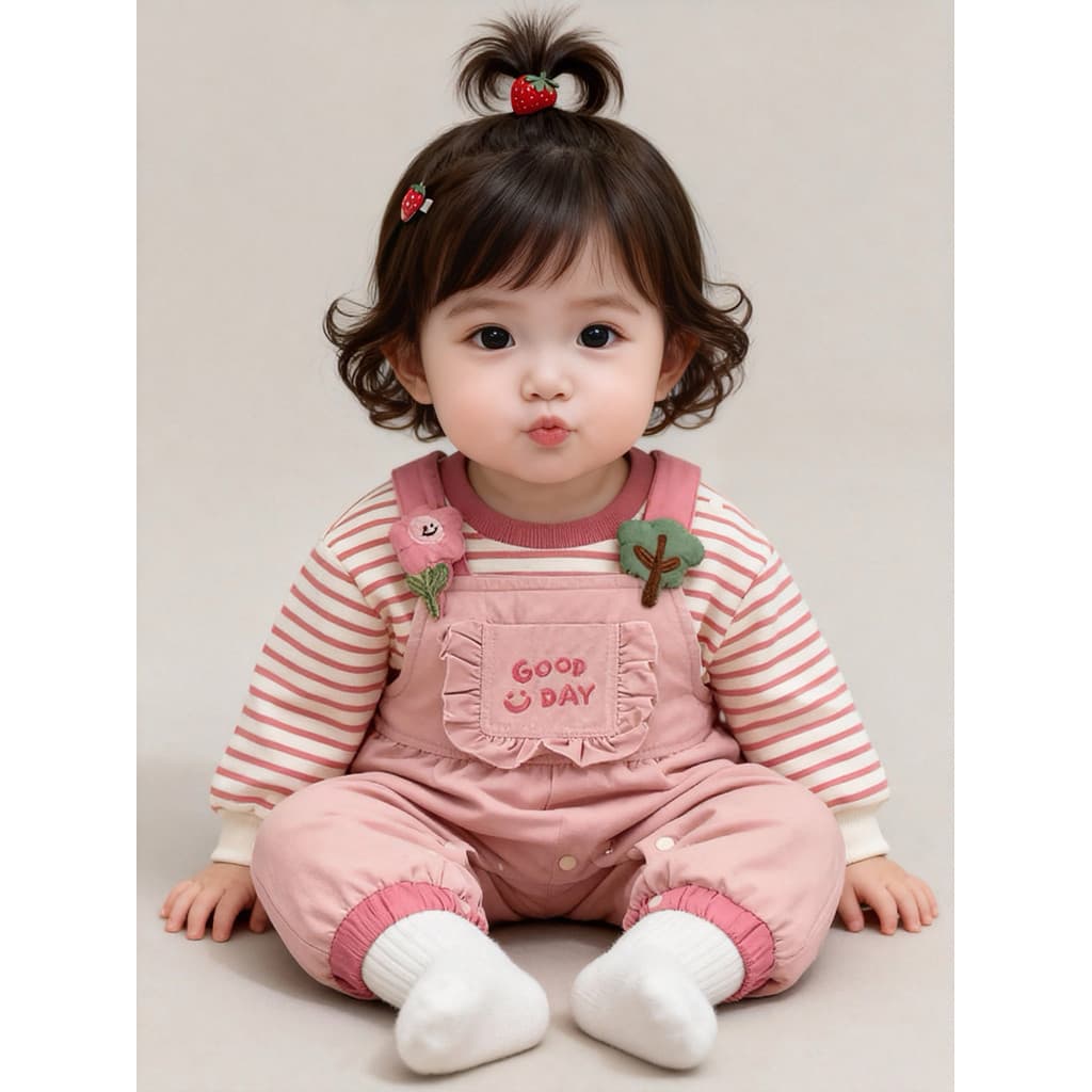 Roupas de bebê roupas de bebê macacão de inverno terno bebê menina roupas de inverno rosa estilo ocidental forro de lã l