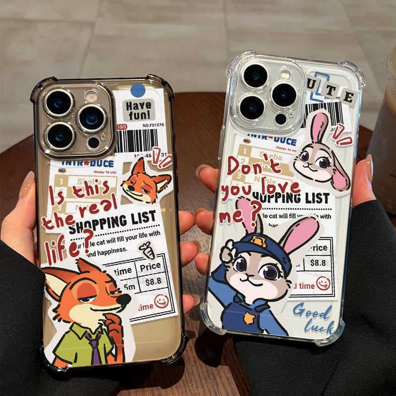 Capinha Para samsung Modelo de casal Judy Hopps de Zootopia Para samsung s23fe s21fe s22ultra s24plus s25plus m15