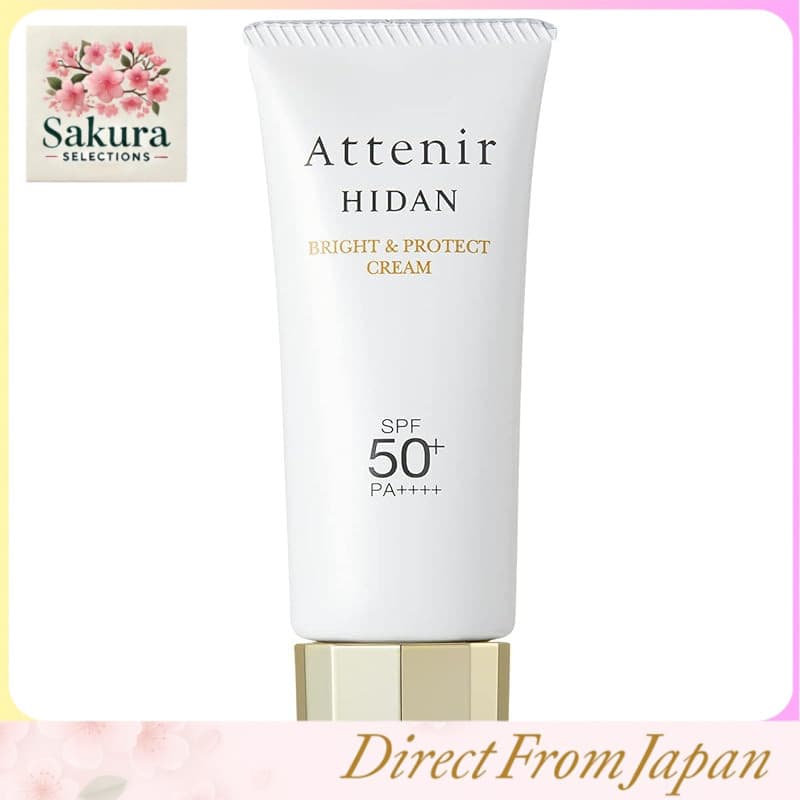 Creme Protetor Solar Attenir Hidan UV50 Bright & Protect (FPS 50+ PA++++ / 40g) Protetor Solar à Prova d'Água com Proteção UV (Proteção UV / Hidratante / Uniformizante)