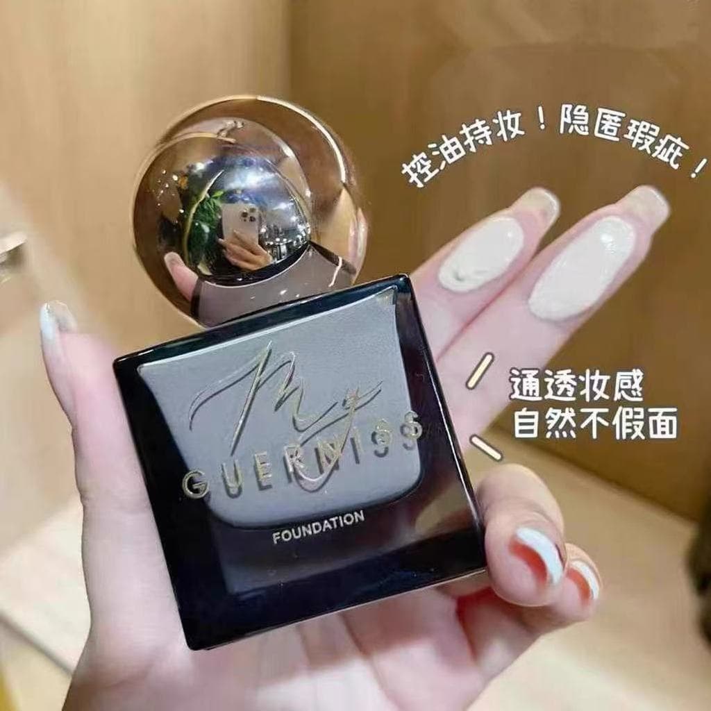 Johnice Rejuvenescedor Esmalte Base Líquida Maquiagem de Longa Duração Não Detake Corretivo Leve Base Hidratante Natural