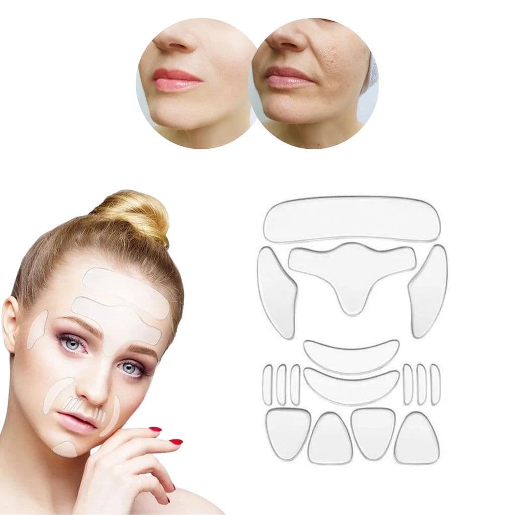 Adesivo Silicone Firmador Anti-idade Rosto Busto Skin Care Hipoalergênico Pele esticada Hidratada