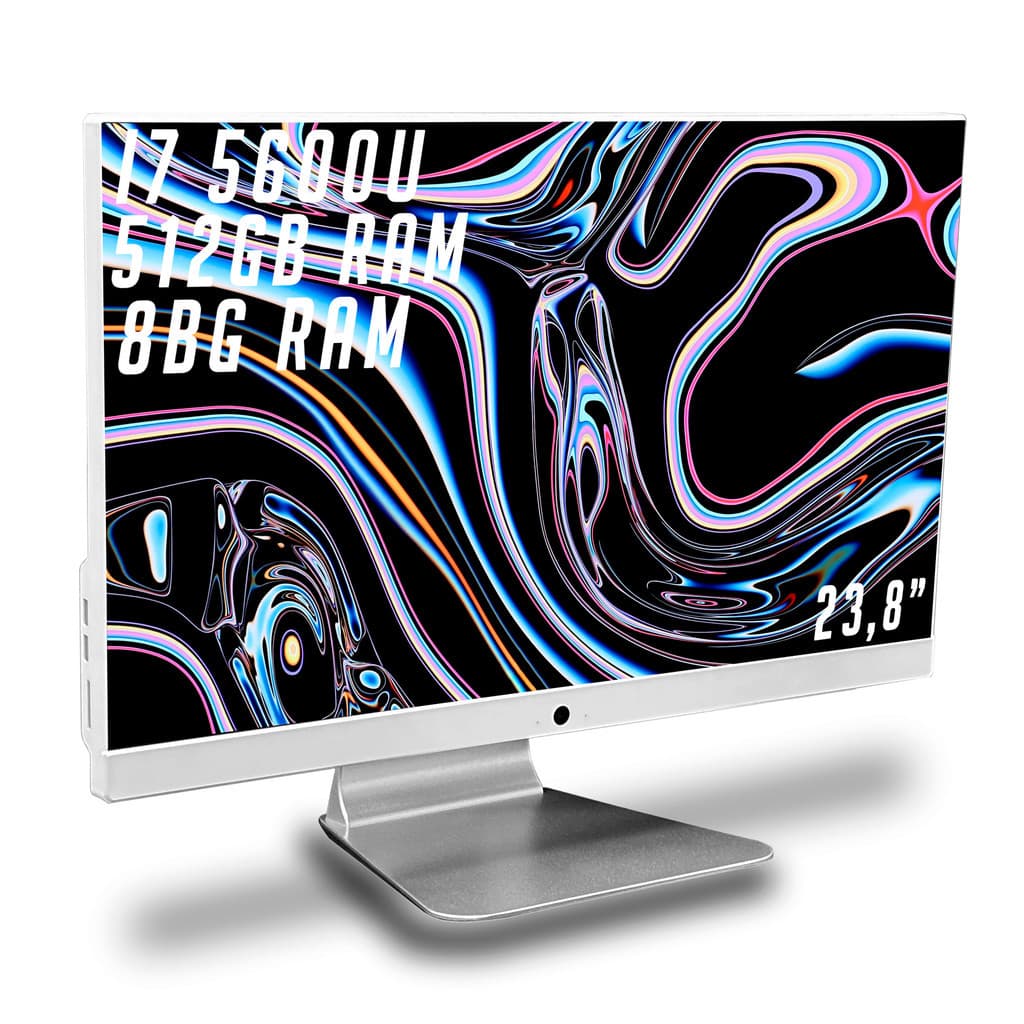 All In One Maximus PC Full HD Tela 23.8" HD Intel I7-5600U 8GB RAM 1600MHz 512GB SSD Wi-Fi Bluetooth WebCam HDMI VGA