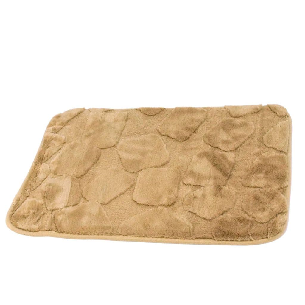 Tapete Antiderrapante Soft Para Sala e BanheiroMarrom 40x60 - Castela