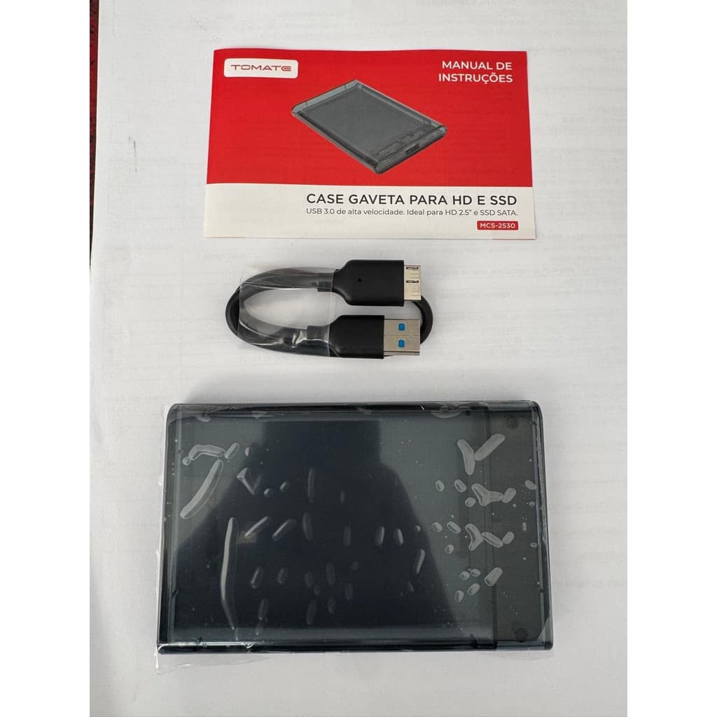 Case P/ Hd Externo Usb 3.0 Ssd Hdd Sata 2.5 Notebook Pc Ps4