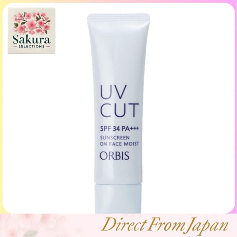 Protetor solar facial hidratante ORBIS para efeito de maquiagem, creme protetor solar base de maquiagem FPS 34 PA+++ 35g Protetor solar 35 gramas (x 1)