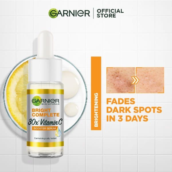 Garnier Uniform & Matte Vitamina C Soro Facial Anti-Manchas 30ml Produtos De Qualidade