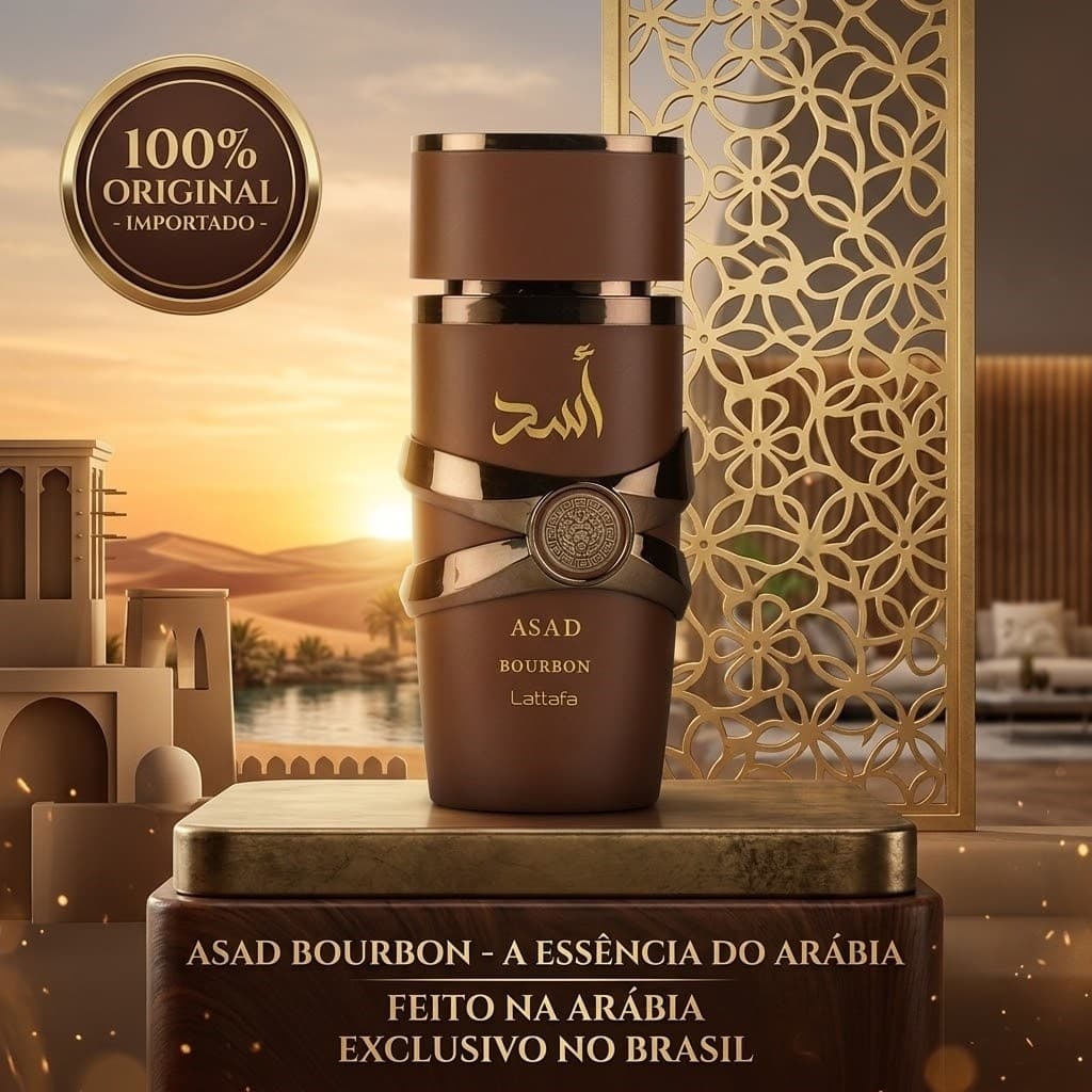 Lattafa Asad Bourbon 100ml árabe perfume masculino importado kit dia dos namorados masculino 100% original