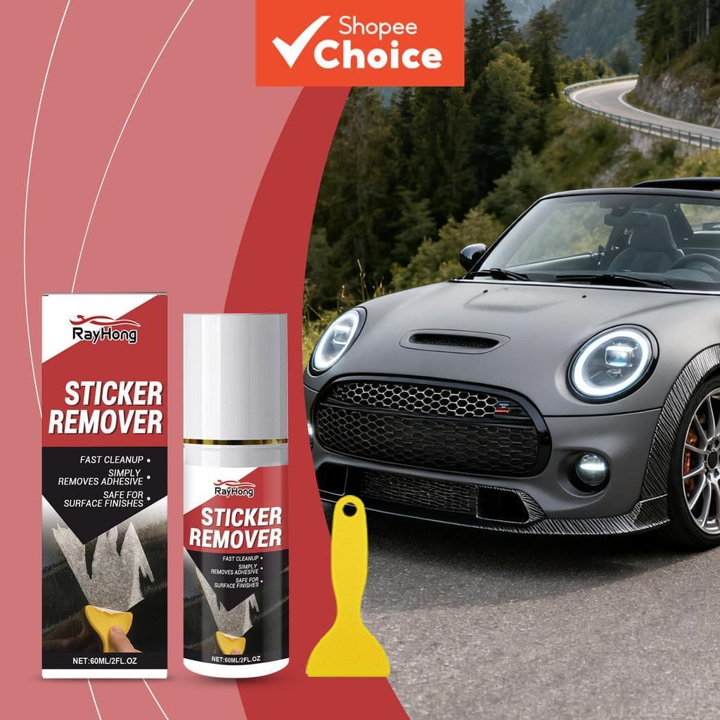 Kit De Limpeza Em Spray Dissolvedor Adesivo Seguro Para Pintura De Carro Atualizado
