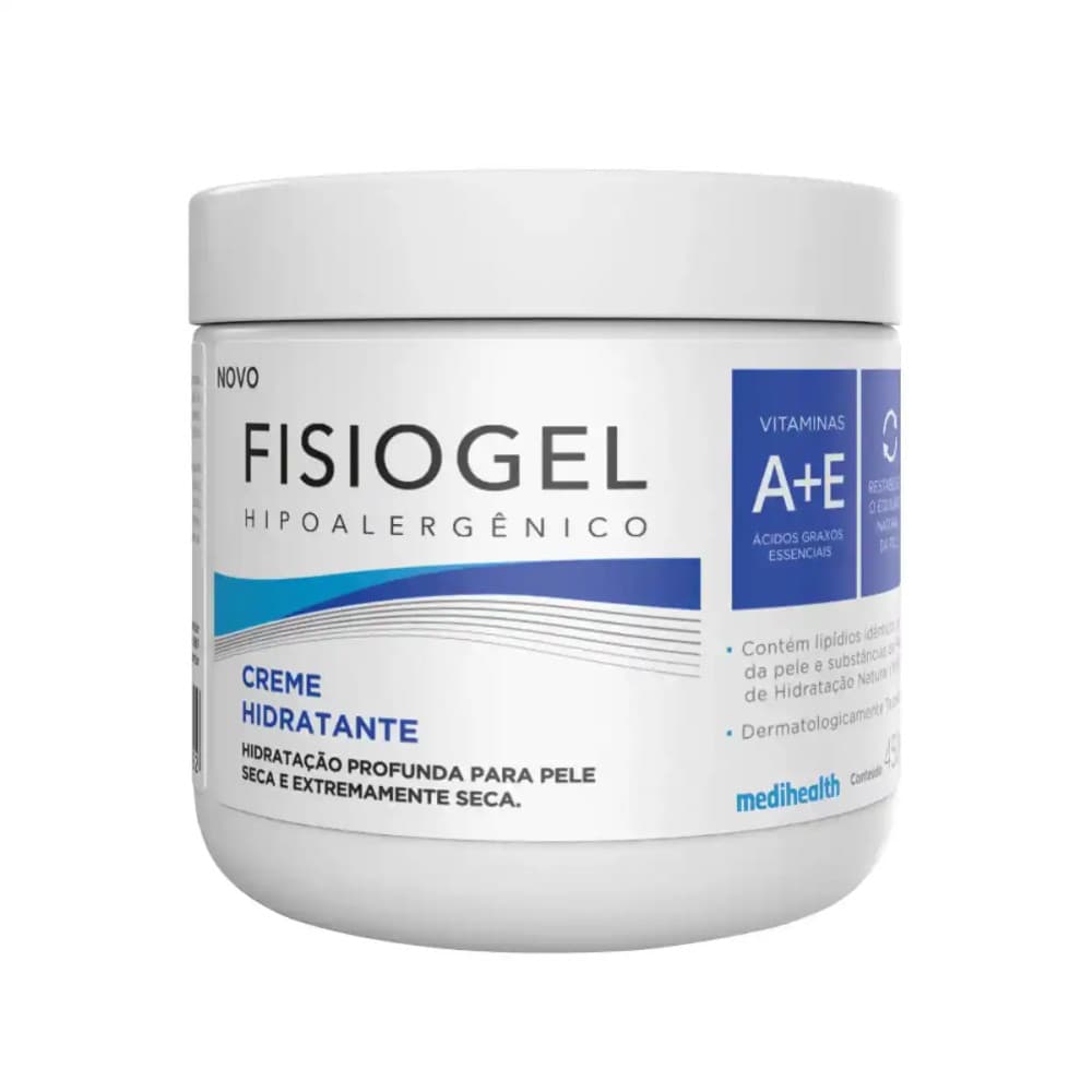 Creme Hidratante Fisiogel A+E 450g Pele Seca e Extremamente Seca