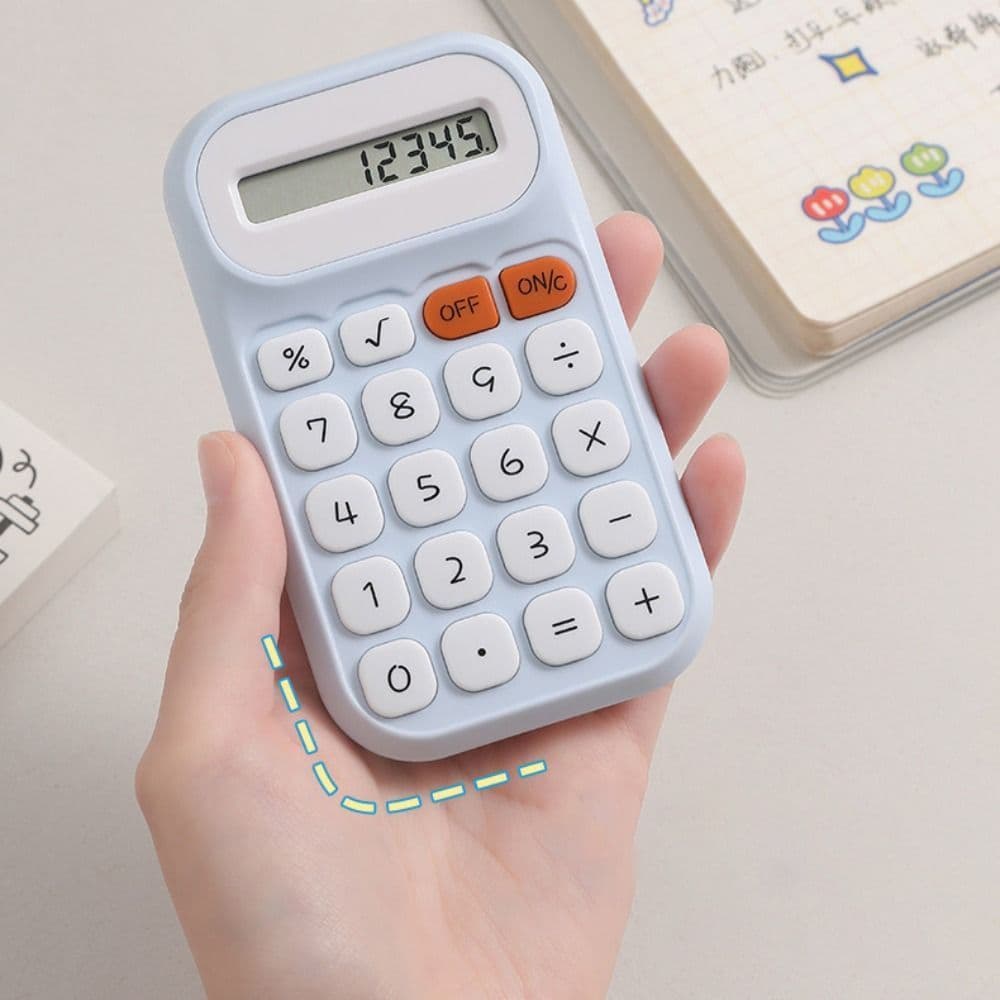 Calculadora Aritmética WONY1E , Fofa De Teclado Mecânico De Tela Grande , Durável
