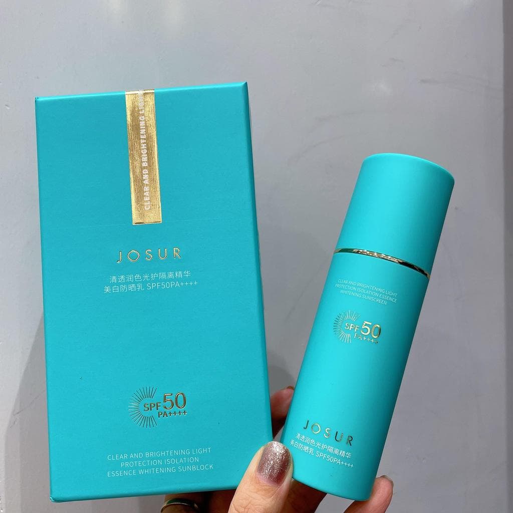 Jiuser protetor solar loção clareamento Facial isolamento essência protetor solar creme SPF50 + à prova de ultravioleta 