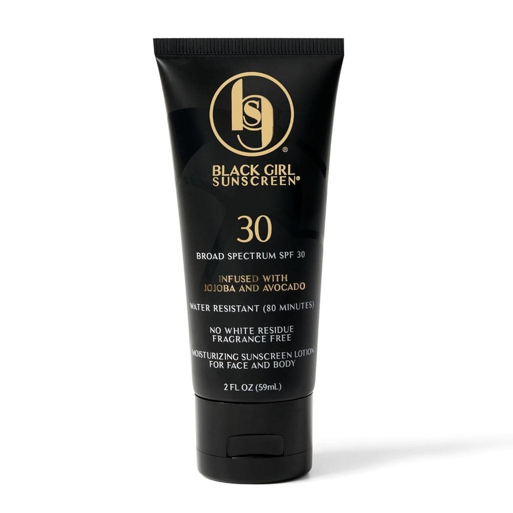 Protetor Solar Black Girl SPF 30 para Rosto e Corpo - Protetor Solar Hidratante, SPF 30, Loção Protetora Solar Feminina,