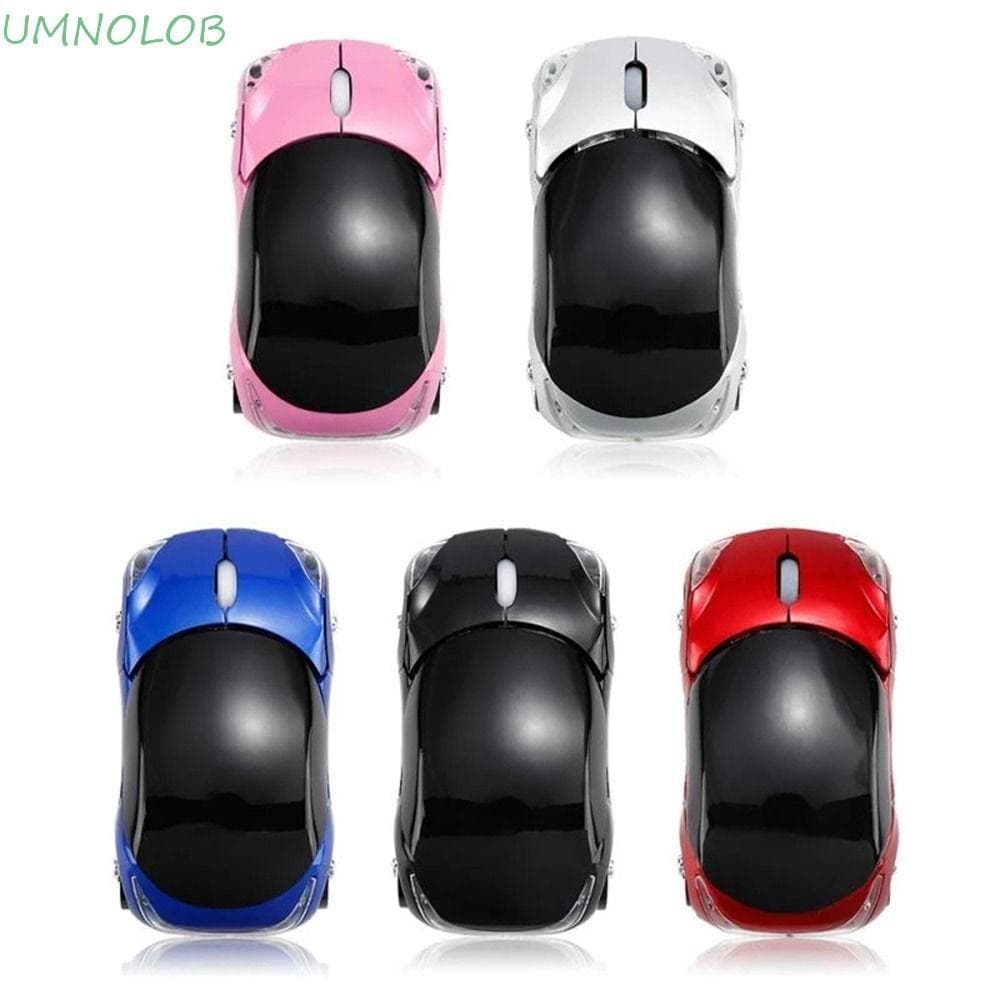 UMNOLOB Mouse Sem Fio Em Forma De Carro USB Scroll Ergonômico 1600DPI Para PC Game De Computador