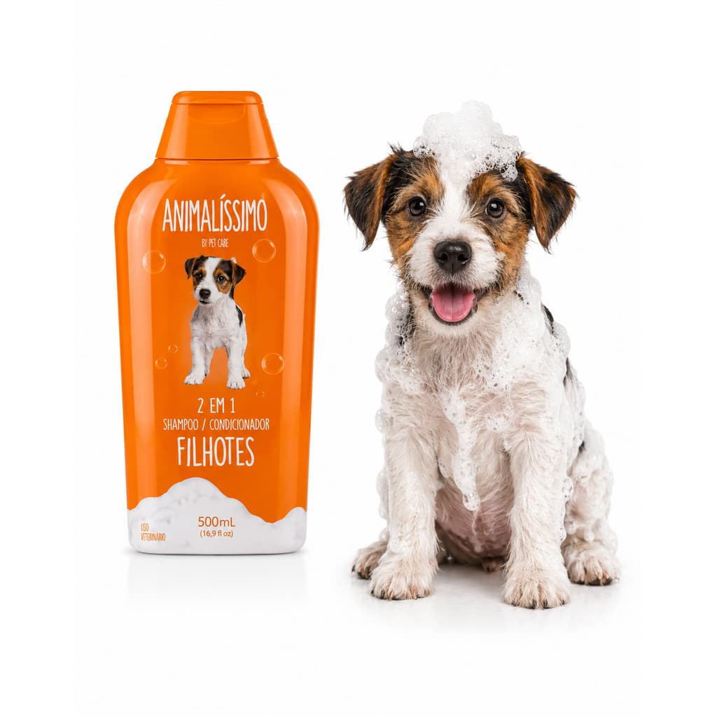 Shampoo Filhotes Para Cães Premium Pet 500ml Animalissimo