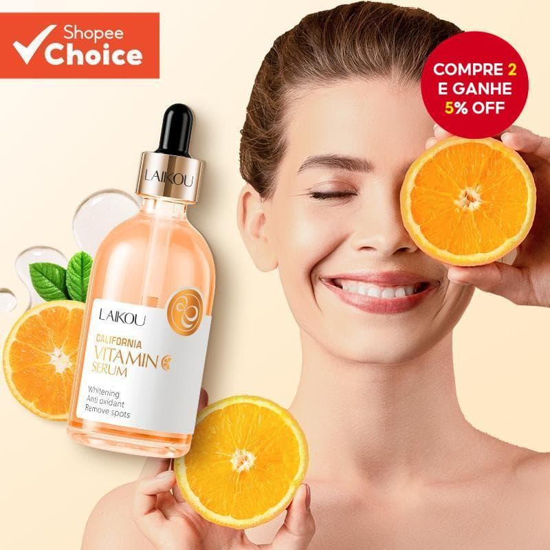 LAIKOU Vitamina C Soro VC Clareador Remove Manchas Fade Essence 100ml