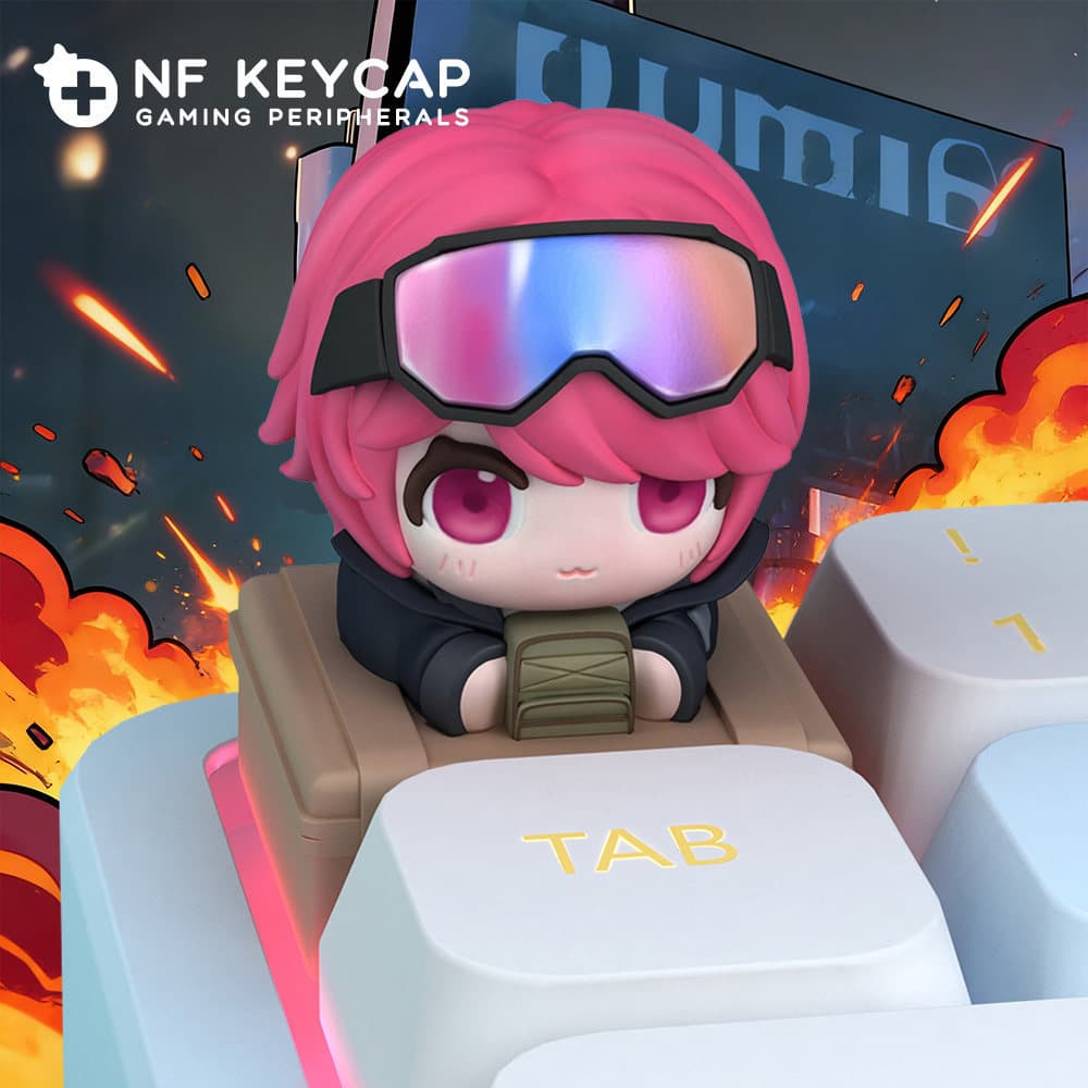 Delta móvel Zoya keycap Veyron teclas teclado mecânico keycap criativo esc personalizado teclado decoração