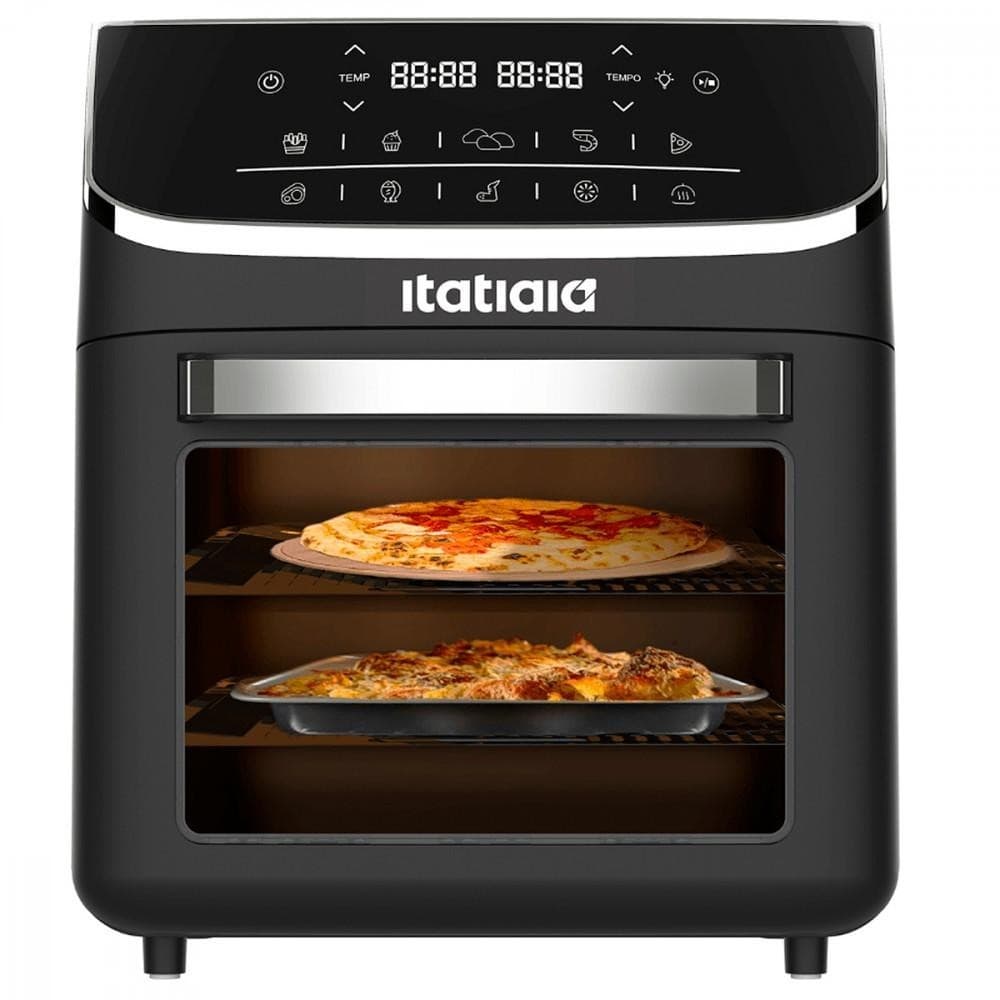 Fritadeira Elétrica Air Fryer Forno Itatiaia Digital 12L 127 Uso Diário