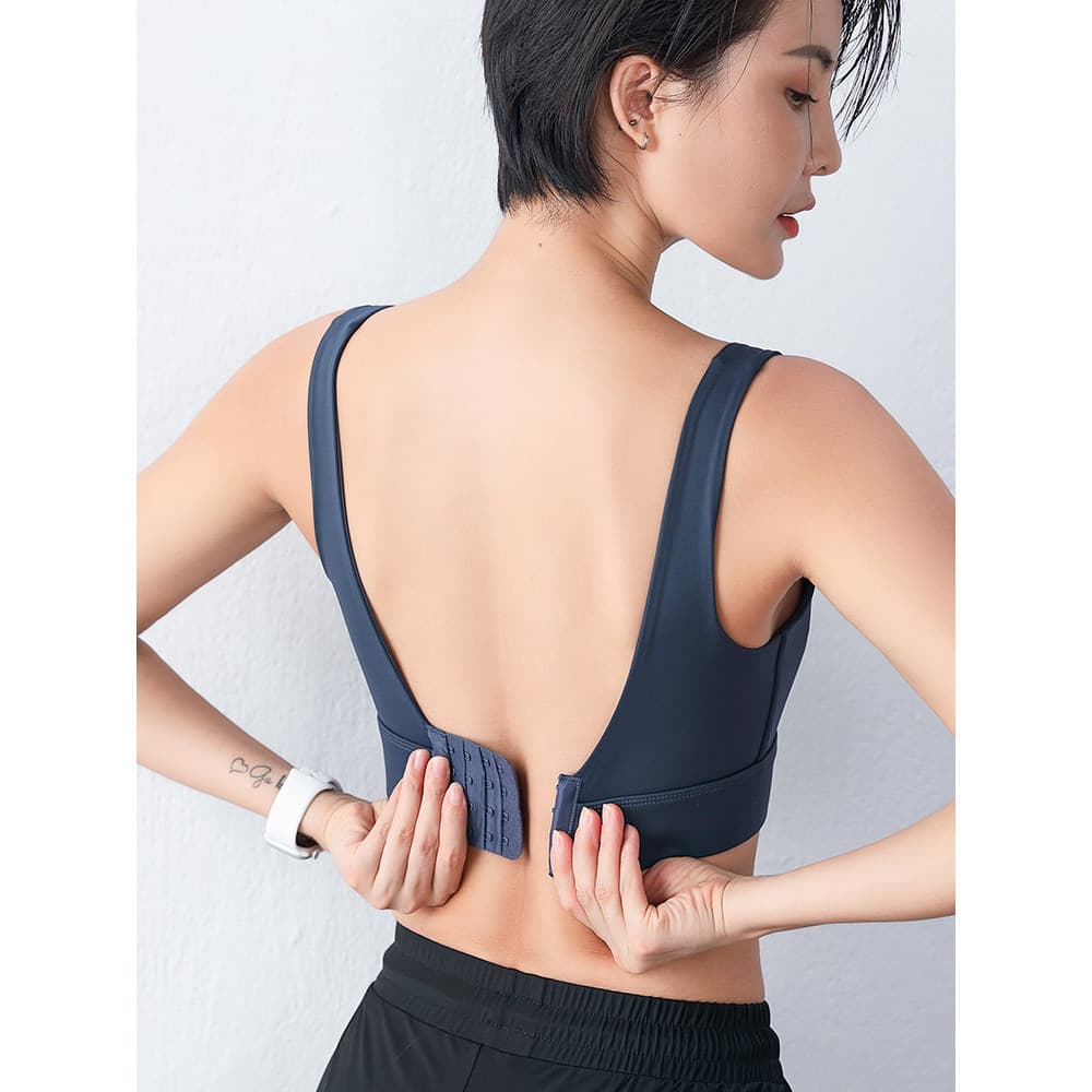 Correndo esportes roupa interior feminina exterior Wear à prova de choque reunião moldar Fitness bonito sutiã traseiro s