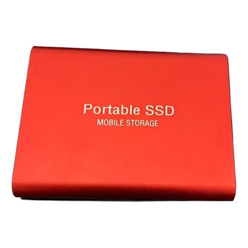 Ssd Externo Portátil Vermelho 16gb Vermelho