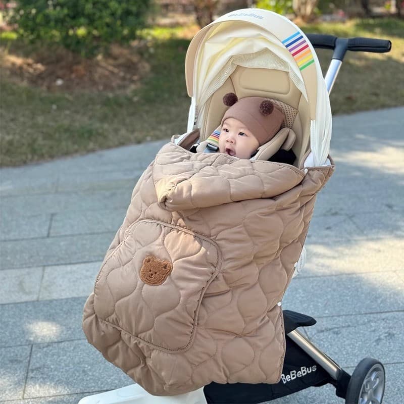 Carrinho de bebê pára-brisa colcha inverno carrinho de bebê pára-brisa andando bebê ferramenta útil para fora capa cober