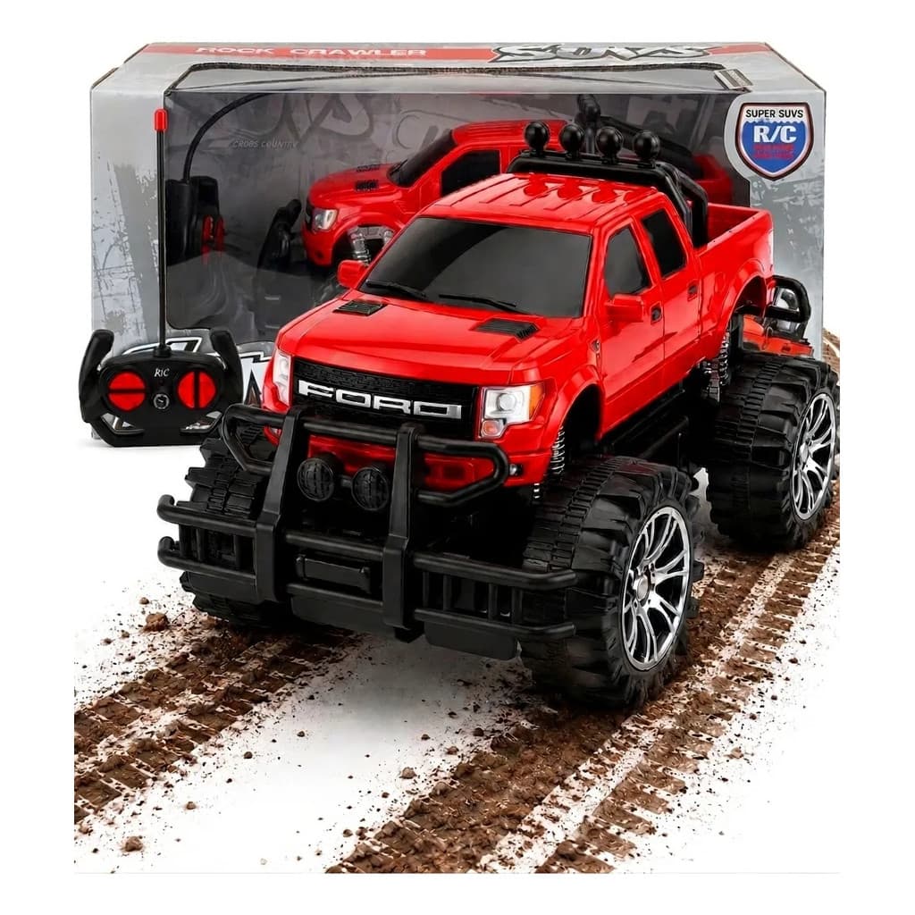 Carrinho Controle Remoto Pick-up 4x4 Bateria Recarregável