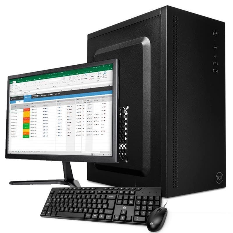 Computador Home Essential S, Intel Core i5, 8GB DE RAM, SSD 120GB, Completo com Monitor e Periféricos