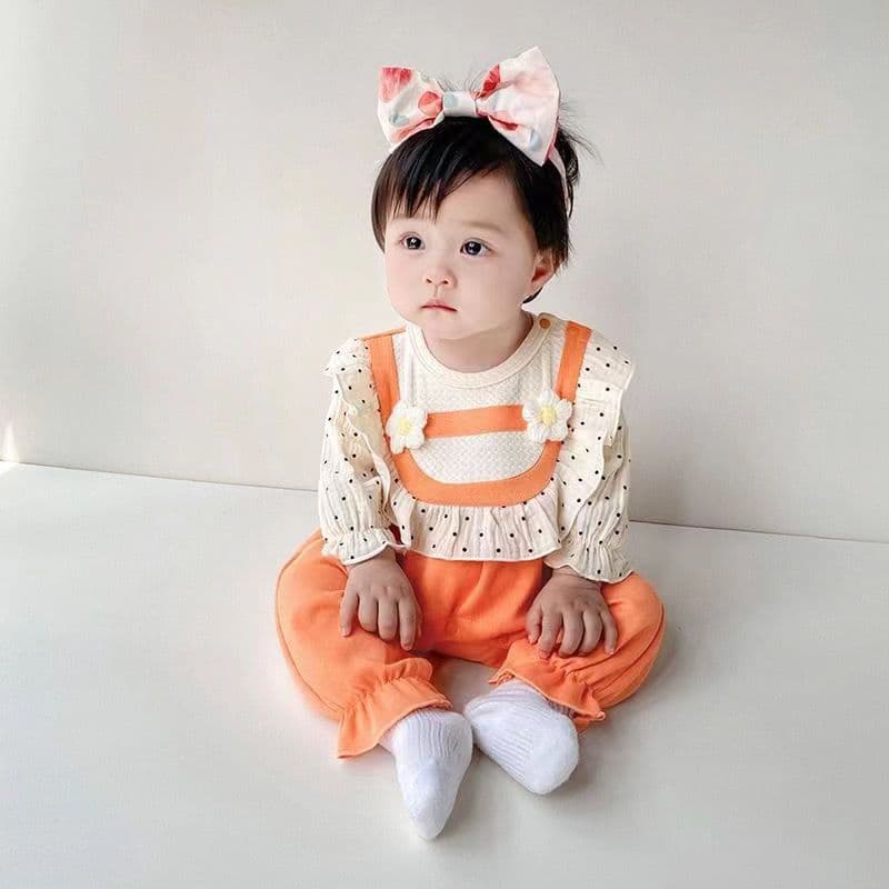 Bebê bebê roupas de outono bebê menina macacão roupas recém-nascidos princesa mês cheio cem dias Super bonito macacão pr