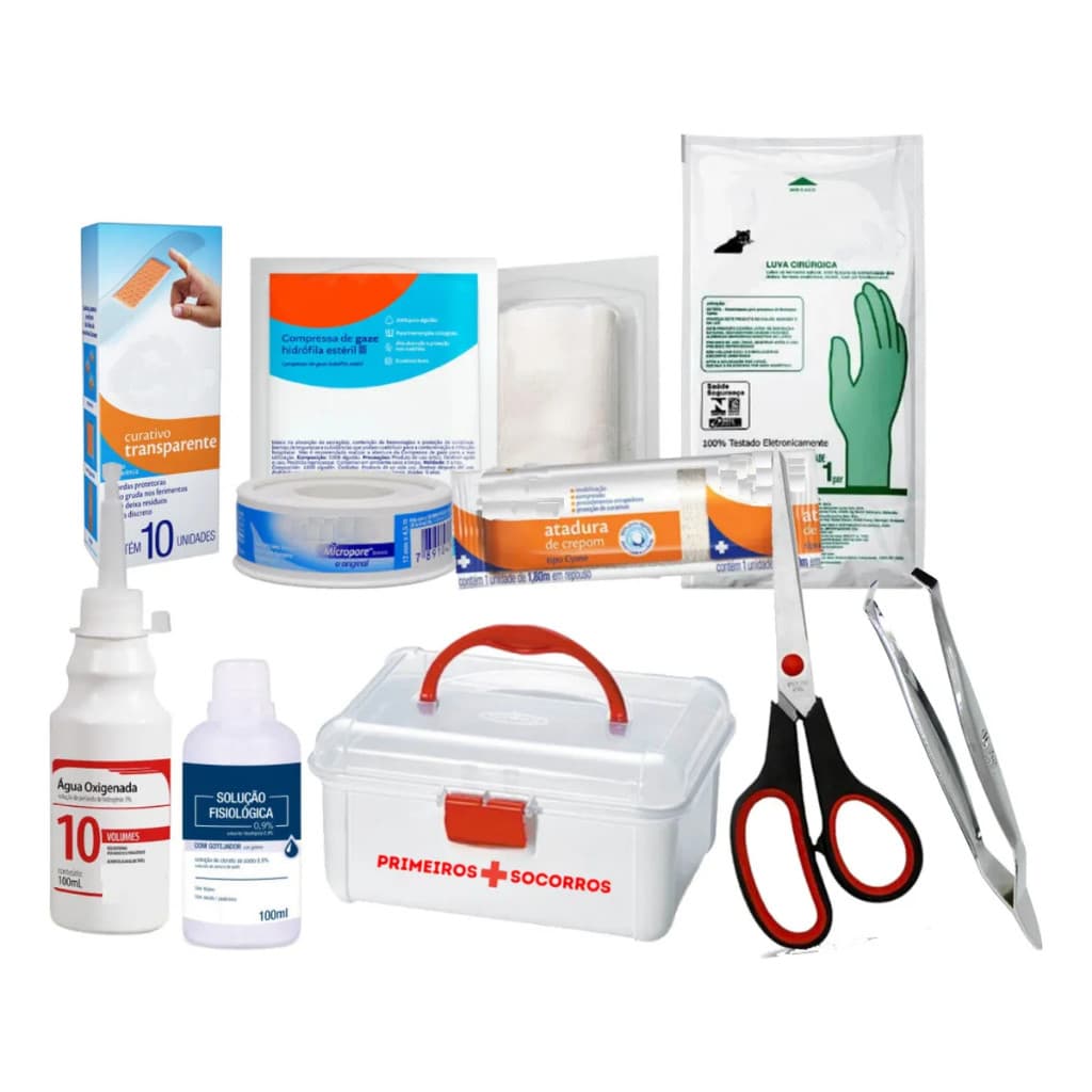 Kit Primeiros Socorros Completo Kps