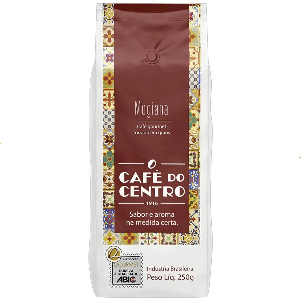 Café Do Centro Torrado Em Grãos Mogiana Gourmet 250g Premium