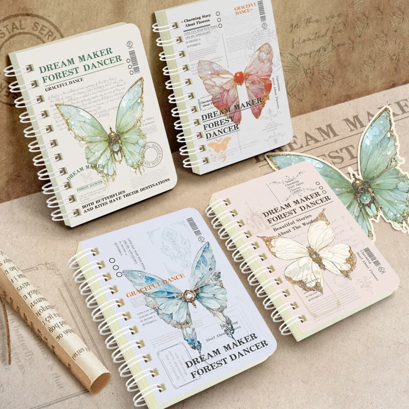 Novo estilo A7 Retro Bobina Notebook Pequeno Notebook Portátil Bloco de Notas Estudante Portátil Mini Bolso Notebook Not