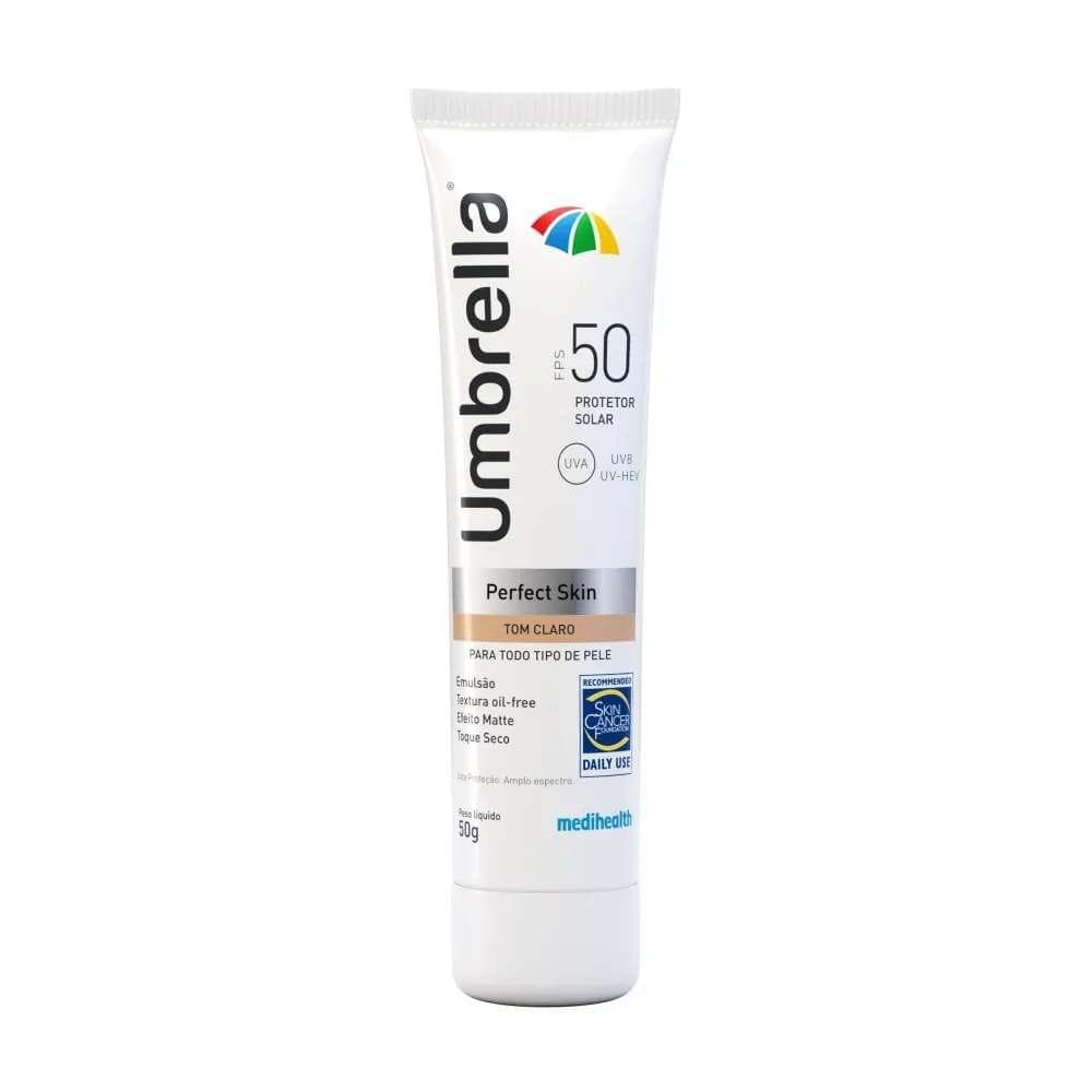 Protetor Solar Umbrella Perfect Skin Tom Claro Fps50 50g