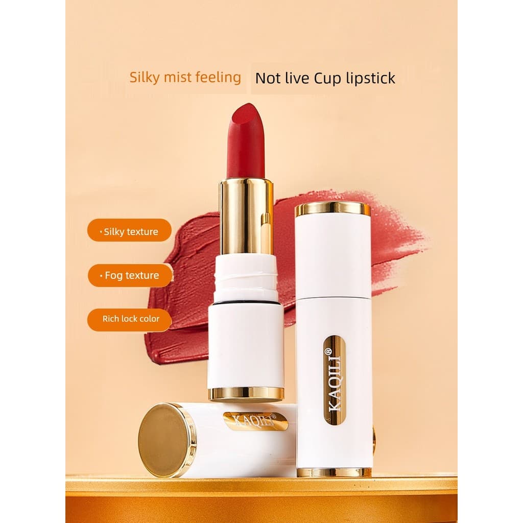 Gloss labial volumoso Batom matte aveludado Batom líquido Kakili genuíno seda fosco veludo antiaderente copo batom fosco