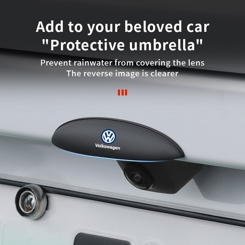 Carro Invertendo Câmera Traseira Capa De Chuva À Prova Reversa Do Adesivo Para VW Golf Polo Jetta Touran Beetle