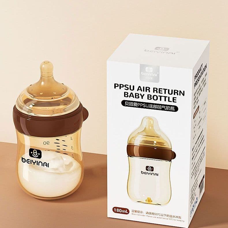 Bein Love Mamadeira para bebês recém-nascidos PPSU, resistente a choques, anti-cólicas, anti-asfixia, bebê biônico, leit