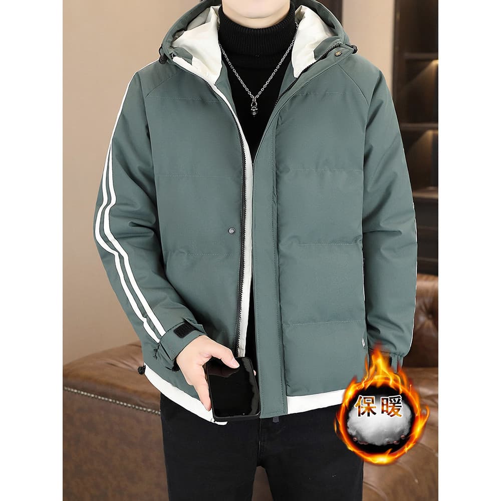 Inverno acolchoado jaqueta masculina engrossado na moda High-End acolchoado jaqueta outono inverno masculino à prova de 