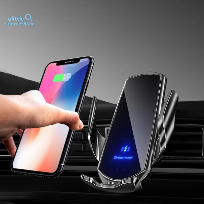 alittlesearcer5k Sensor Inteligente Carregador Sem Fio De Telefone Para Carro 15W Carregamento Rápido Suporte Com Fixaçã