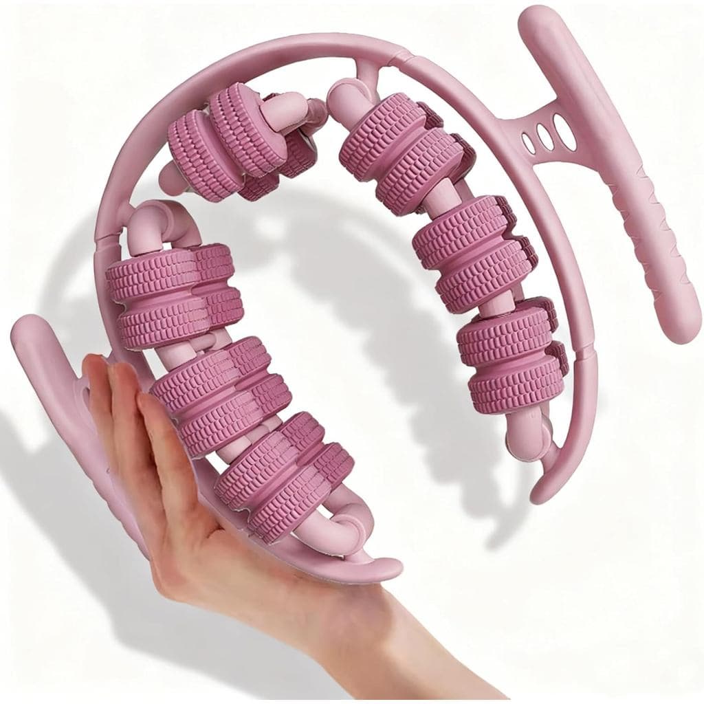 360 °   Massageador de Fascia para Pernas, Rolo de Recuperação Muscular Profunda para Pernas, Massageador Manual para Ce