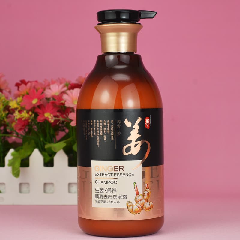 Nova torta gengibre hidratante suave Anti-caspa shampoo suave nutritivo limpeza shampoo 800ML fragrância shampoo