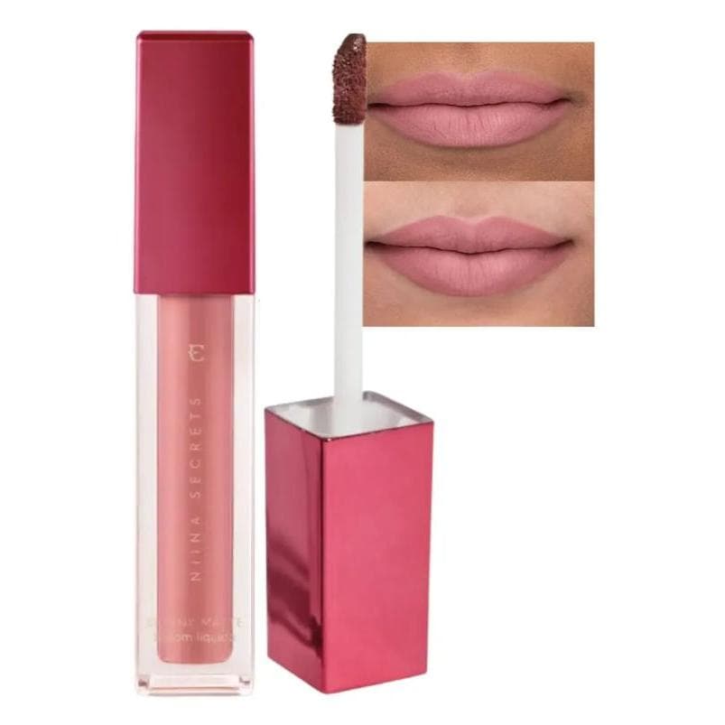 Batom Liquido Rose Gardenia Niina Secrets Skinny Matte 5ml