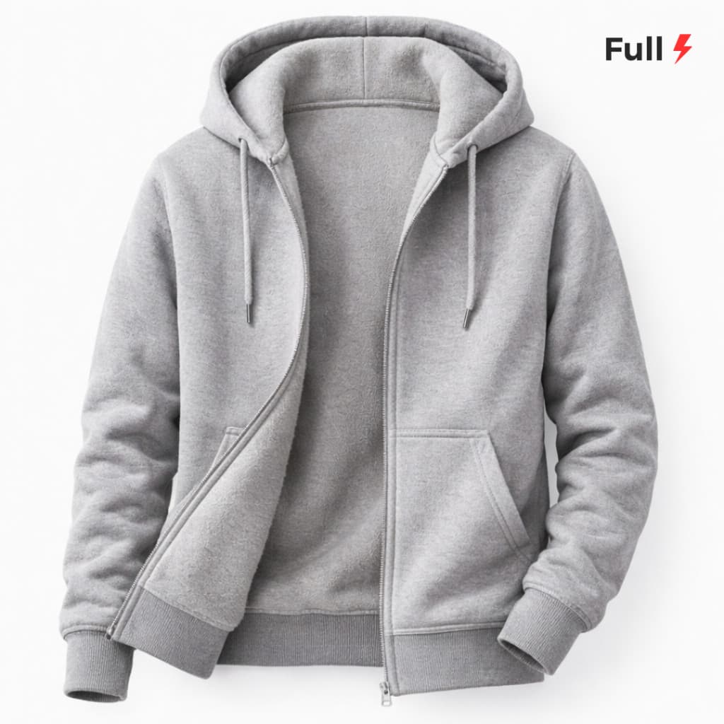 Moleton Aberto Ziper Estiloso Jaqueta De Frio Feminino Masculino Casaco Canguru Capuz Bolso Inverno