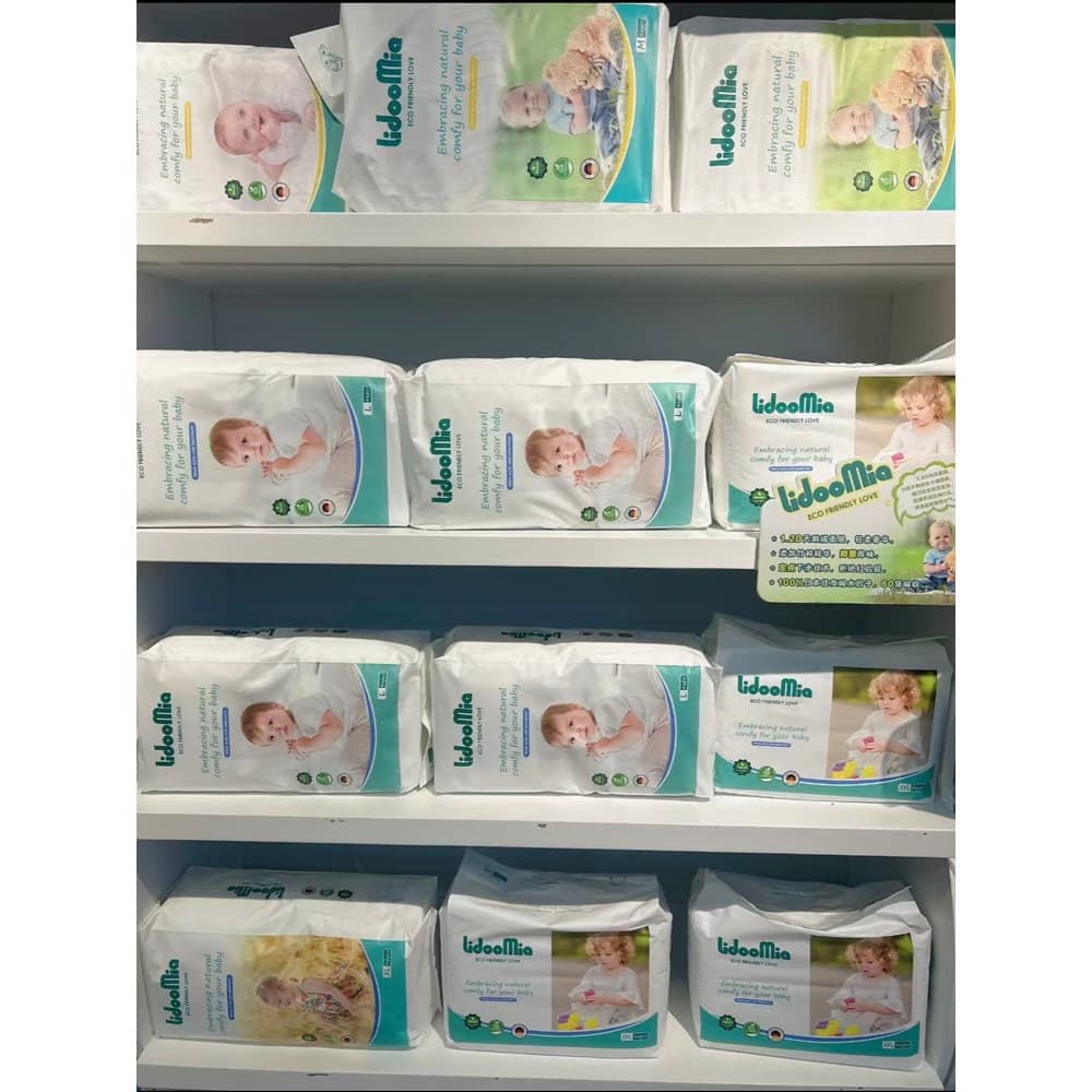 Le Domia importado Pull-up calças Ultra-fino respirável bebê recém-nascido fraldas masculino feminino fraldas NBSMXL