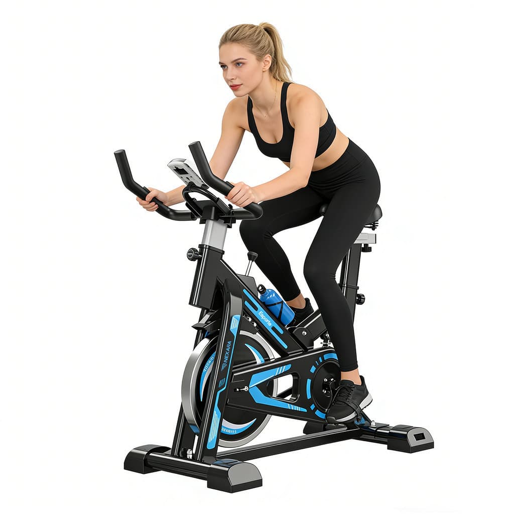 Bicicleta Spinning Ergométrica Profissional 16KG Silenciosa Fitness Bike Academia Até 150KG