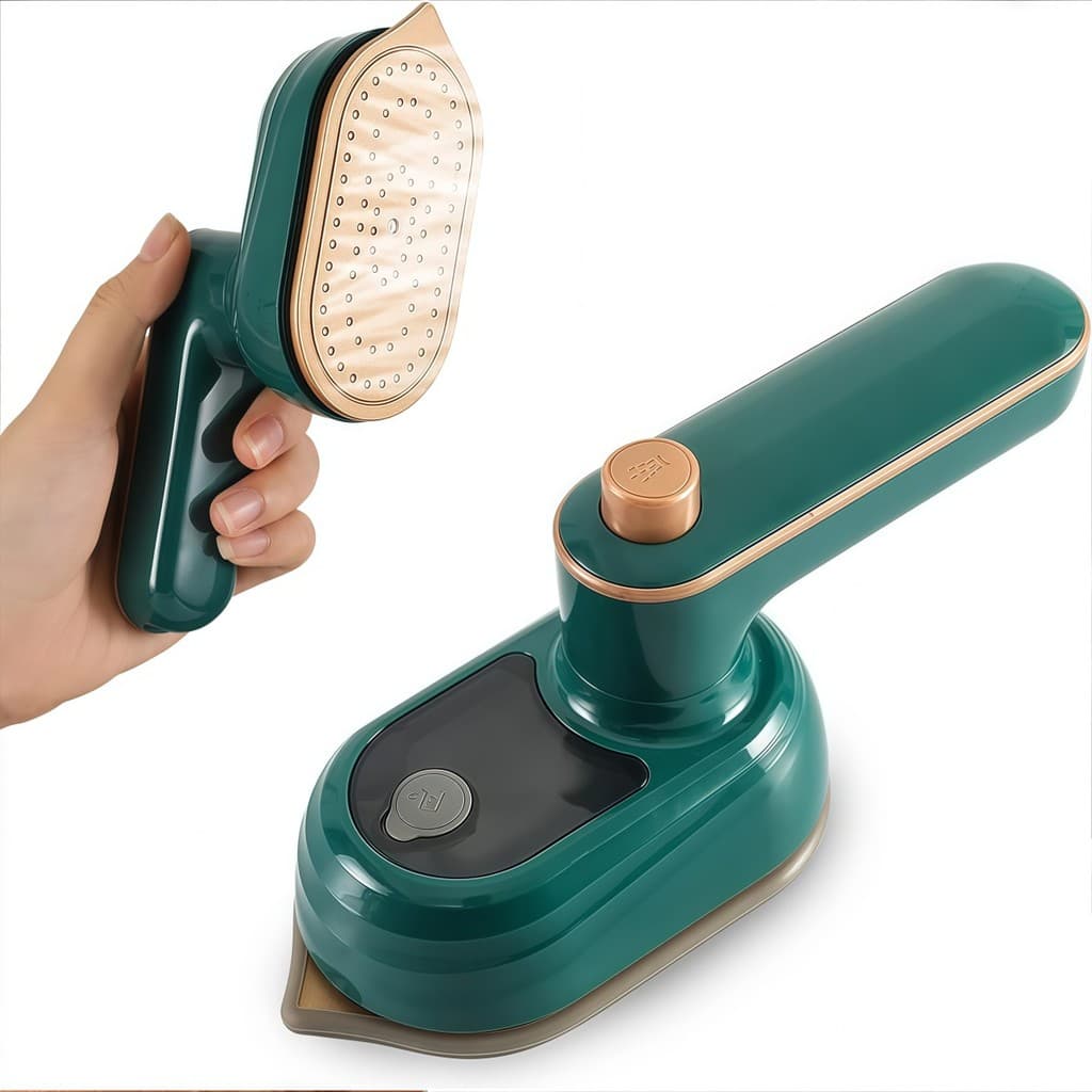 Mini ferro a vapor portátil elétrico, bivolt 110V/220V, alta temperatura, ideal para viagens e roupas