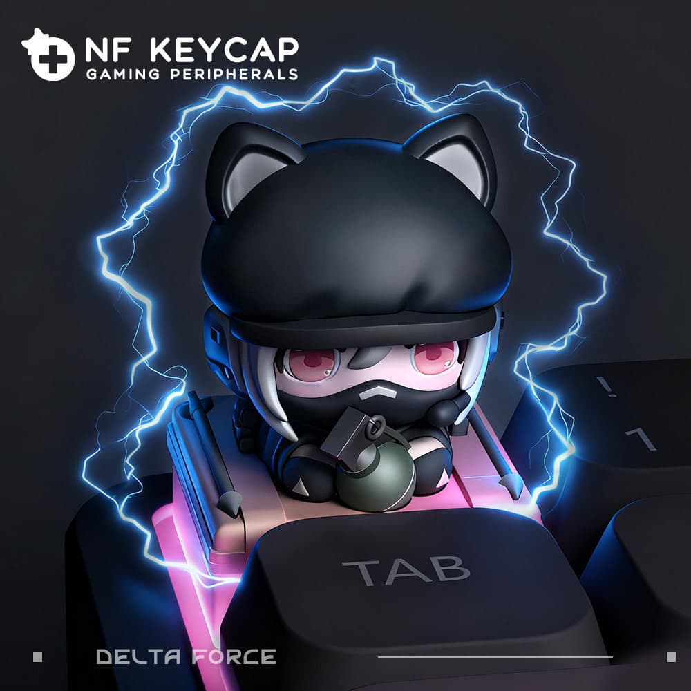 Delta móvel Luna keycap Veyron teclas teclado mecânico keycap criativo esc personalizado teclado decoração