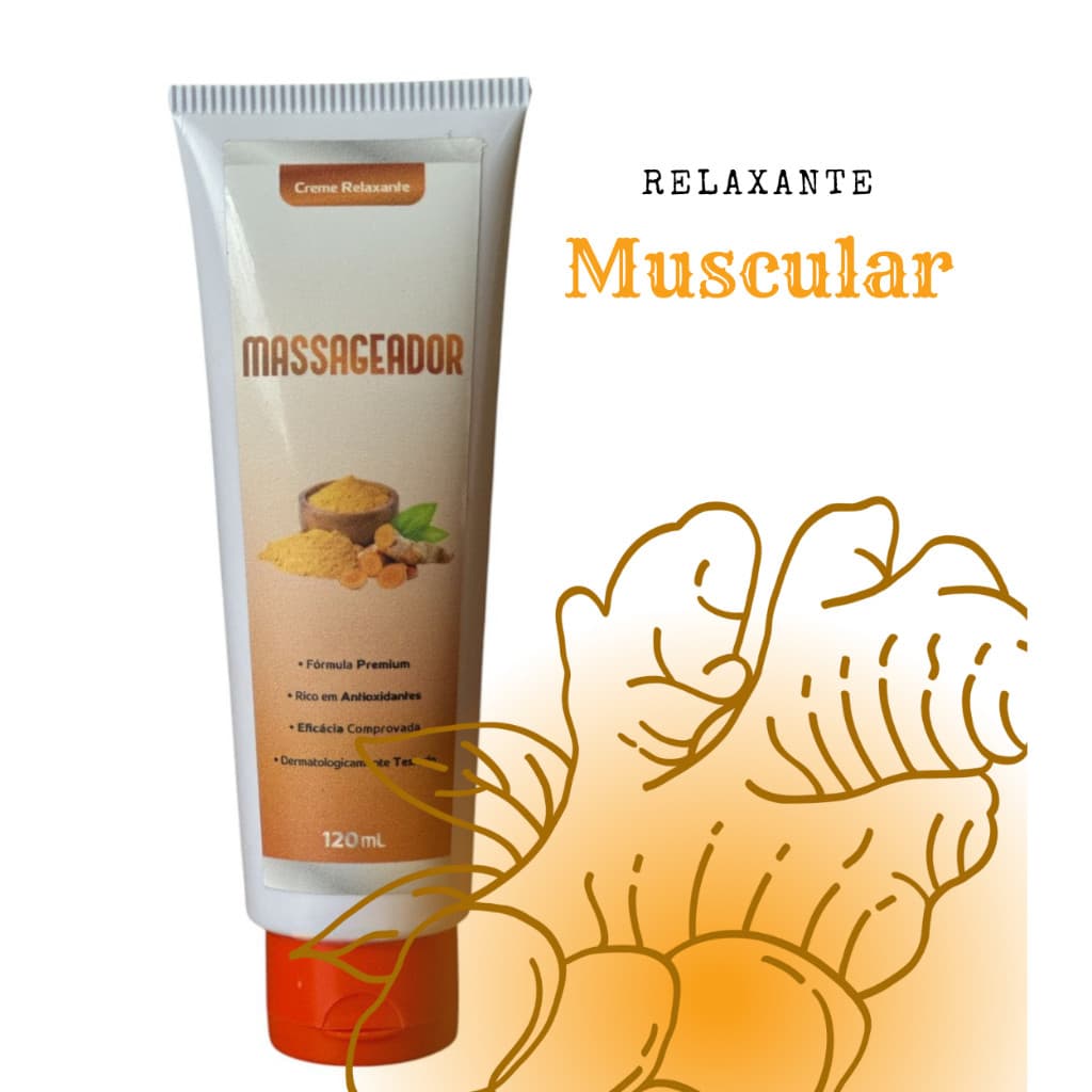 Creme Relaxante Massageador Dores Musculares  120ml Original
