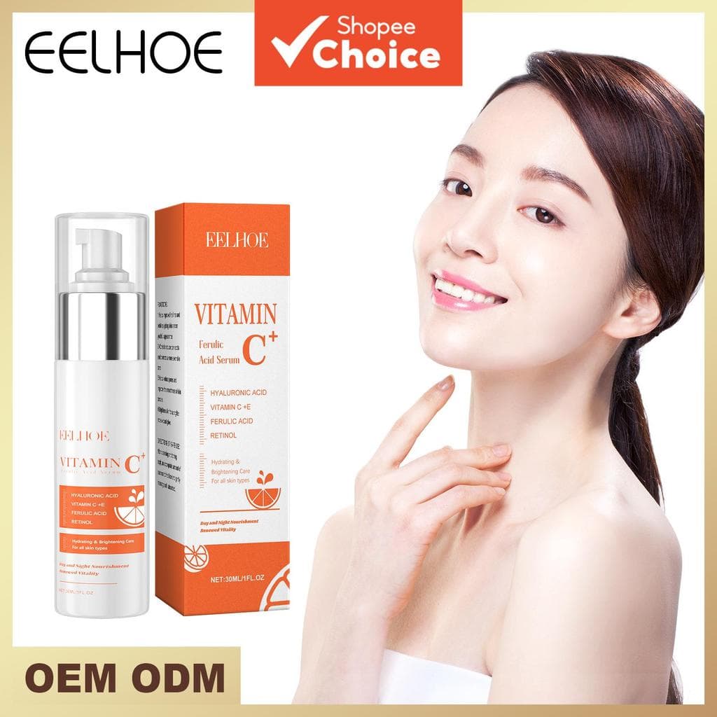 Soro de Vitamina C com Glicerina e Ácido Ferúlico 30 ml – Ajuda a uniformizar o tom da pele e proporciona brilho natural