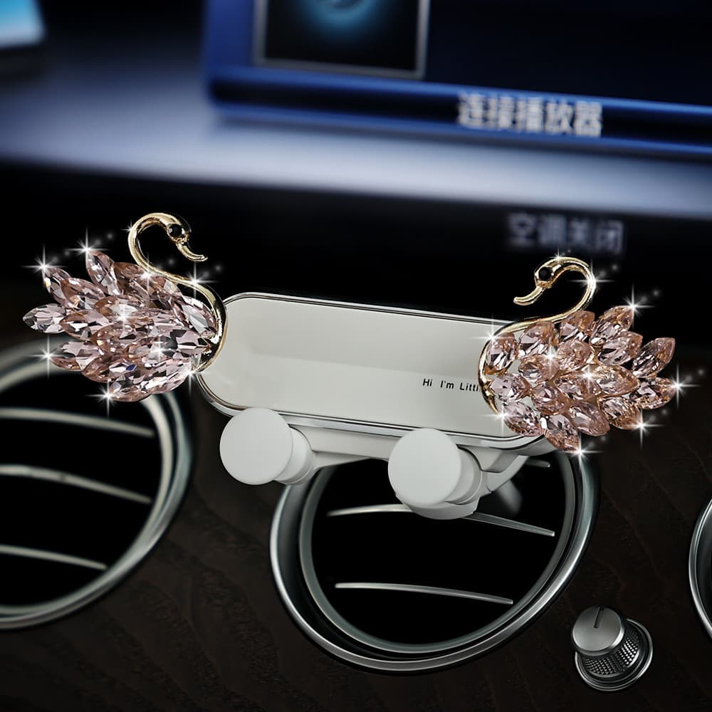 Novo influenciador suporte do carro saída de ar gravidade suporte de navegação do carro prático High-End feminino Interi