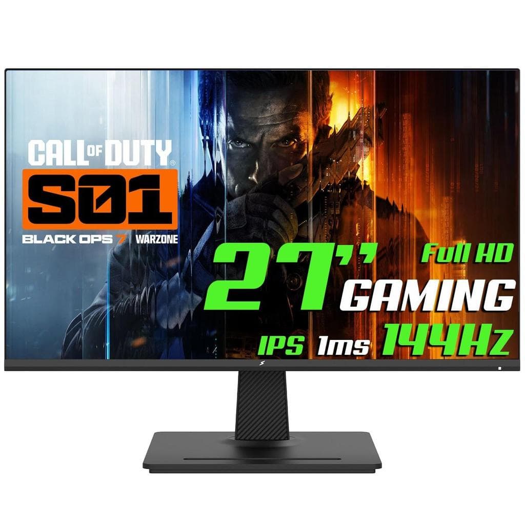 Monitor Gamer SuperFrame Ace, 27 Pol, Full HD, IPS 144Hz 1ms Flicker-Free HDMI/DP SF-MN-ACE27FSIFD1B